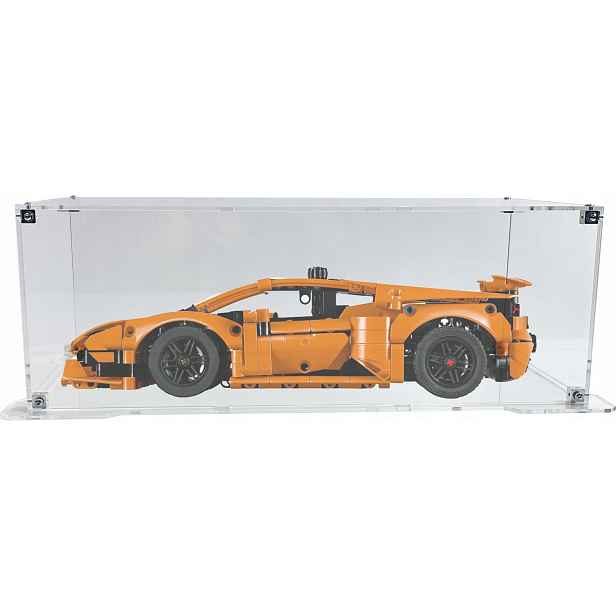 Vitrína s podstavcem Drewlandia pro stavebnici Lego 42196 Lamborghini Huracán