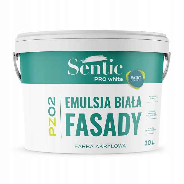 Dragon Sentic Barva fasádová 10L Bílá