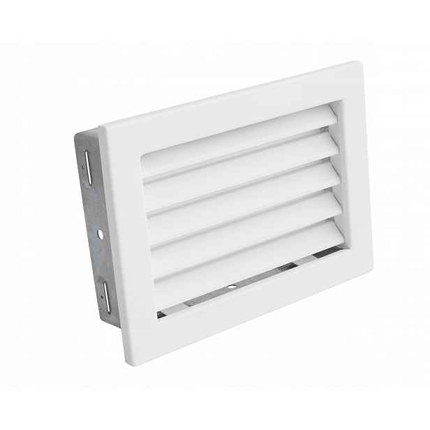 Mřížka Ventlab s pevnou žaluzií 220x220 bílá