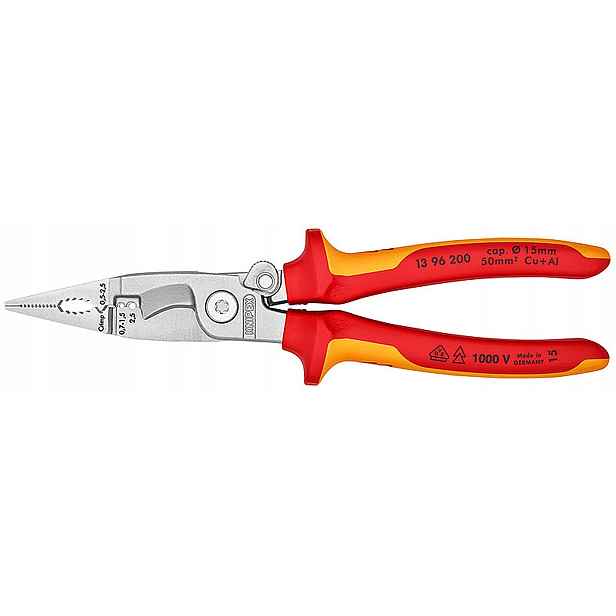 Multifunkční kleště 1396200 pro elektroinstalaci 6W1 13 96 200 Knipex