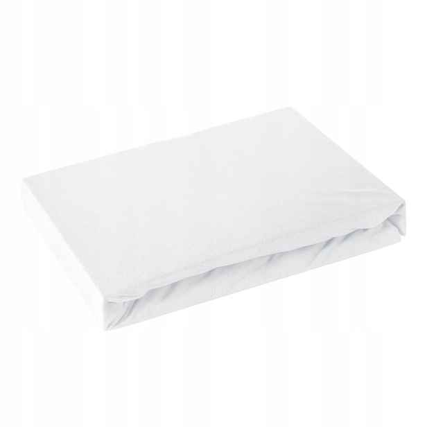 Prostěradlo jersey s gumičkou 220x240 Design91 bílé