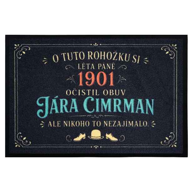 Rohožka Jára Cimrman 40x60 cm, 40x60, černá, Mercury Flooring