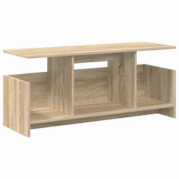 vidaXL Televizní stojan 102 x 35 x 45 cm Sonoma dub Kompozitní dřevo