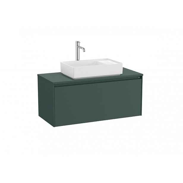 Koupelnová skříňka pod umyvadlo Roca Ona 99,4x44,3x45,7 cm zelená mat ONADESK1001ZZM