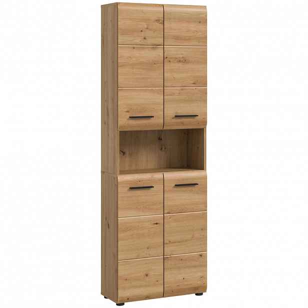 MID.YOU VYSOKÁ SKŘÍŇ, dub artisan, dub artisan, 60/185/30 cm