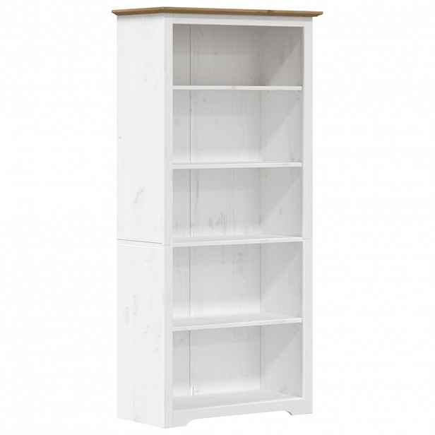 vidaXL Knihovna BODO hnědá 82x40x173 cm masivní borovice 5patrová