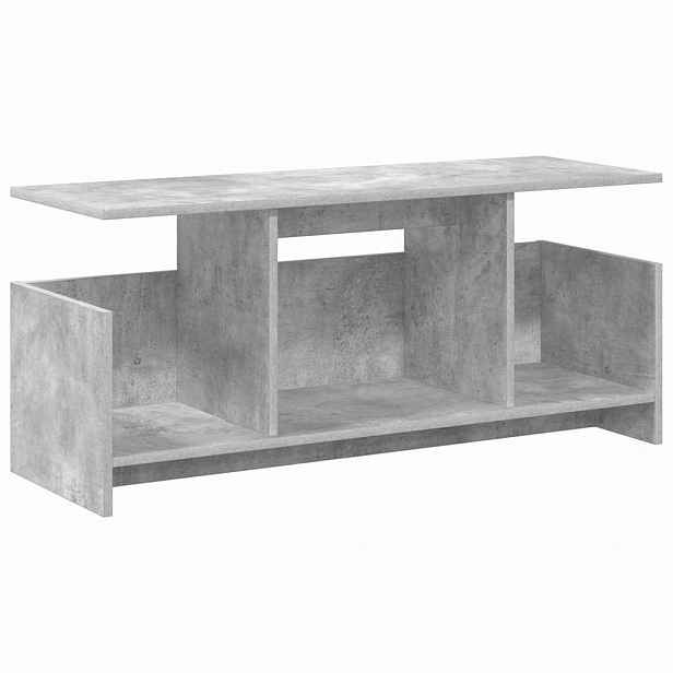 vidaXL Televizní stojan 102 x 35 x 45 cm Betonově šedá