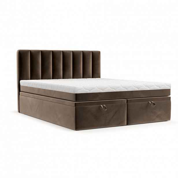 AltaBeds POSTEL BOXSPRING LUME 160/200 Hnědá