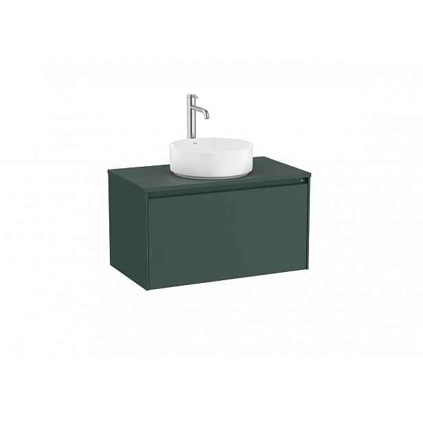 Koupelnová skříňka pod umyvadlo Roca Ona 79,4x44,3x45,7 cm zelená mat ONADESK801ZZM