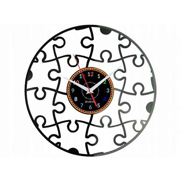 Puzzle Dárek Originální dekorace do domu Hodiny z vinylové desky