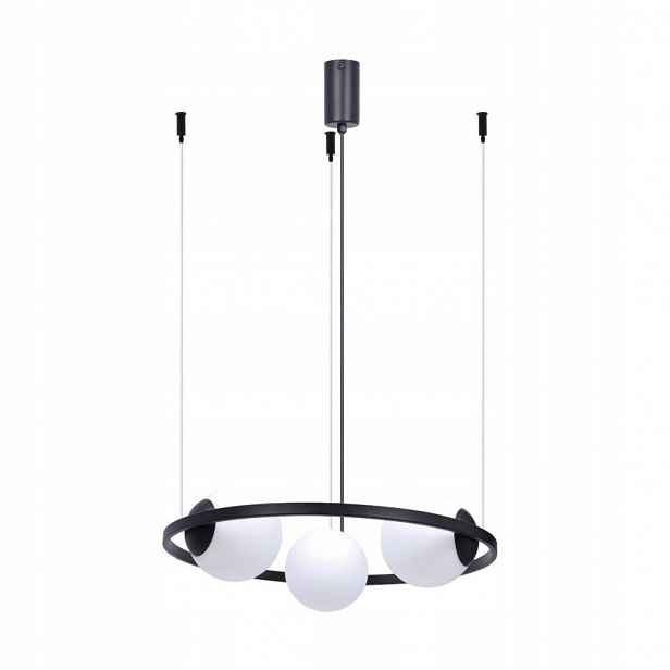 Závěsná lampa nad stůl Moderní bílá 3 zdroje E27 120 cm Orbit Zuma Line