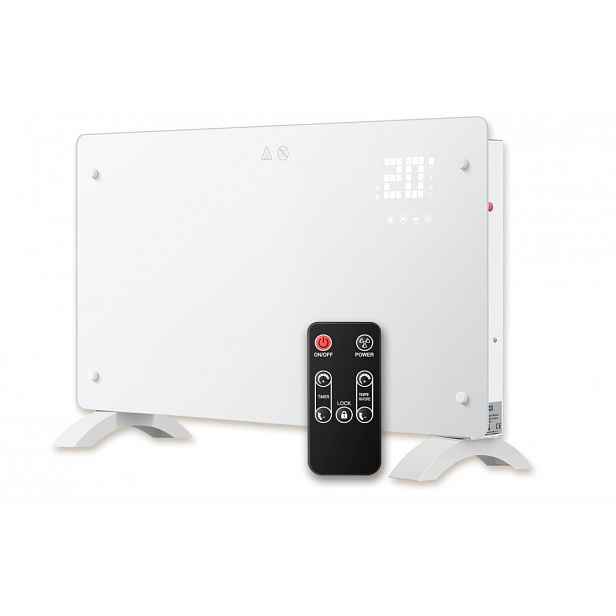 Konvektorový ohřívač Donyer Power 1500W WiFi dálkové ovládání časovač bílý