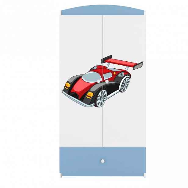 Skříň Babydreams modrá - Auto