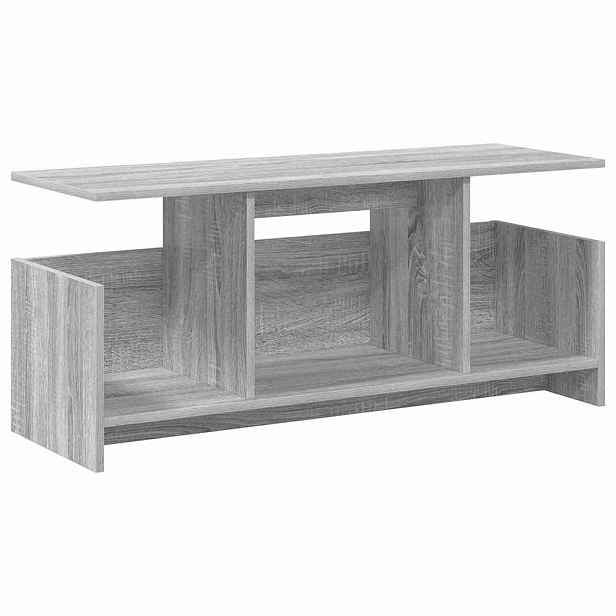 vidaXL Televizní stojan 102 x 35 x 45 cm Šedá Sonoma Kompozitní dřevo