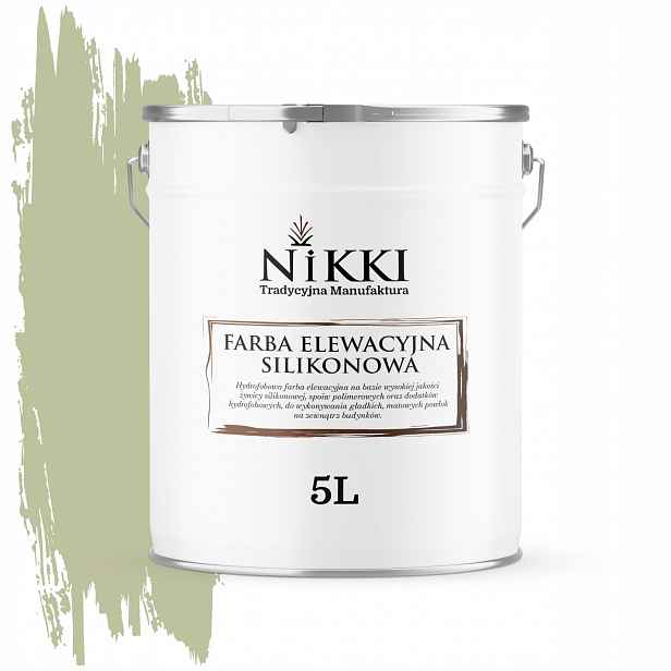 Barva Silikonová Fasádní Barva 5L Zelená Světlá F483 Uv