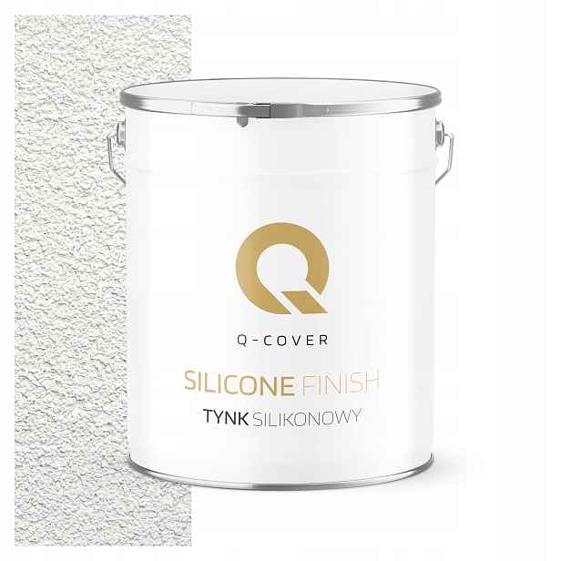 Silikonová Fasádní Omítka Bílá Teplá F101 7 Kg Beránek Granulace 3.0 mm