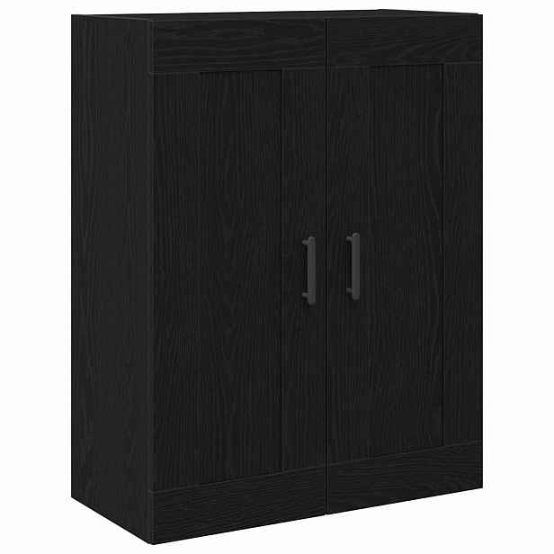 vidaXL Nástěnná skříň Černý dub 69,5 x 34 x 90 cm Kompozitní dřevo
