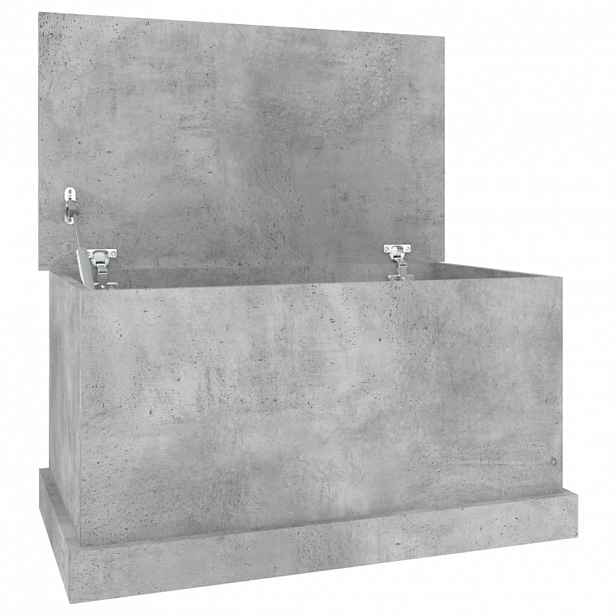 vidaXL Úložný regál betonově šedý 70 x 40 x 38 cm kompozitní dřevo