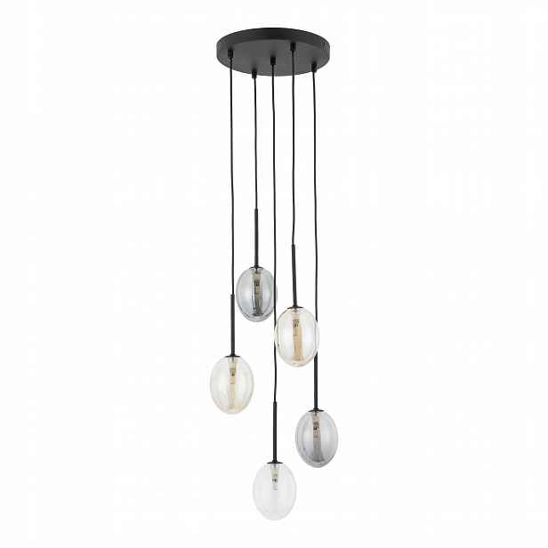 Závěsná lampa Pearl černá 5xG9 Do Obývacího Pokoje Předsíně Moderní IP20