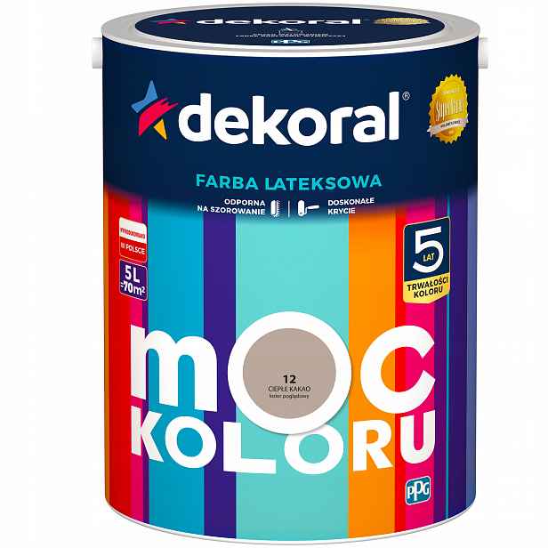 Barva do interiéru Dekoral 5L Teplé Kakao