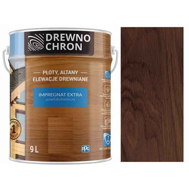 Drewnochron, Impregnace Extra 9 L, Palisandr Střední