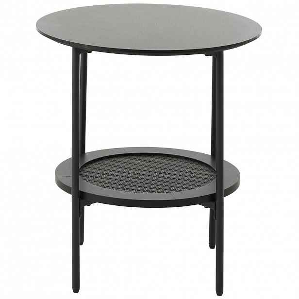 Selsey ODKLÁDACÍ stolek Mogest, černý dub, 50 cm