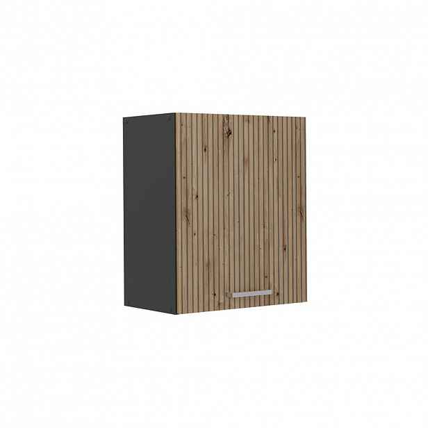 Vicco VĚŠÁK NA STĚNU R-Line, Řemeslný dub/Antracit, 50 cm