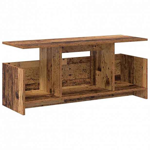 vidaXL Televizní stojan 102 x 35 x 45 cm Staré dřevo Kompozitní dřevo