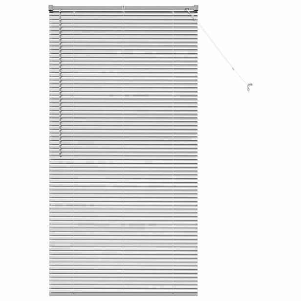 vidaXL Venet školní žaluzie Stříbrná 175 x 90 cm 25 mm Hliník