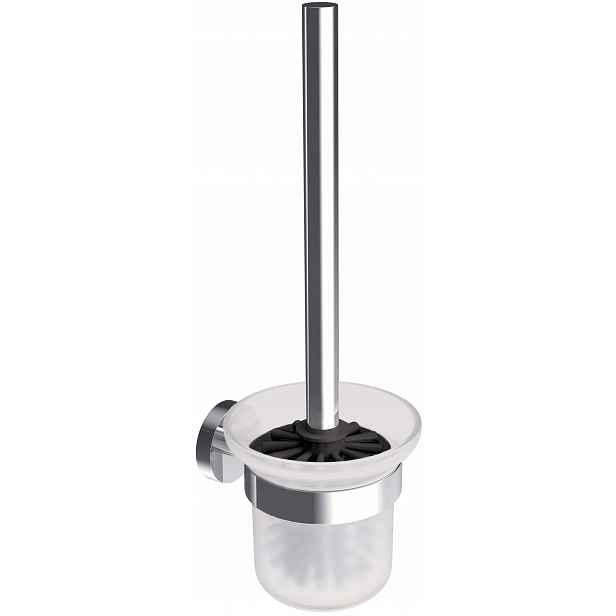 Závěsný Wc kartáč Deante, chrom, ocel 304, montážní sada součástí balení