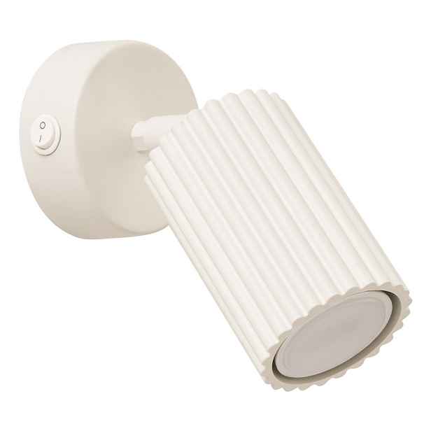 Krémové bodové svítidlo 8x16 cm Gleam – Sollux
