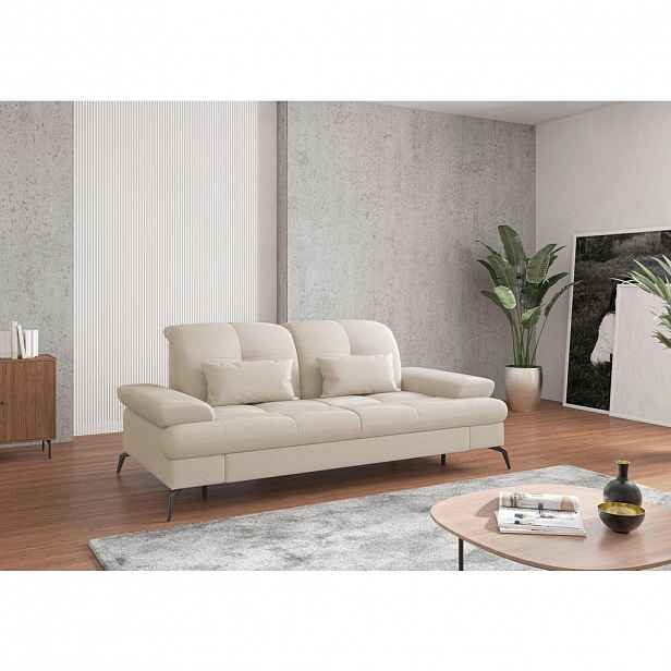 Sit & More 2,5SEDÁK, textil, krémová