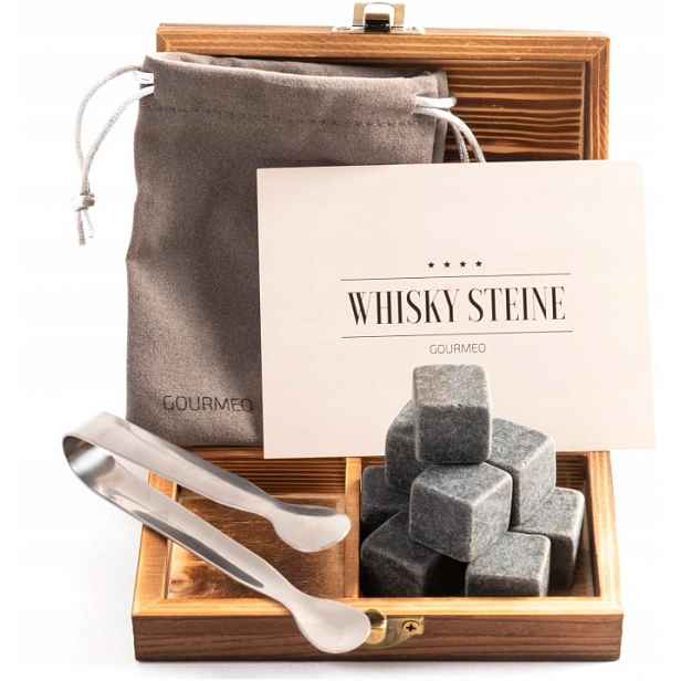 9 Kamenů Na Whisky V Sadě Z Přírodního Bazaltu S Kleštěmi Z Oceli