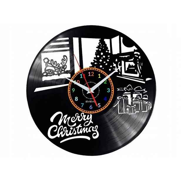 Merry Christmas Nápad na Dárek Nástěnná Dekorace z vinylové desky