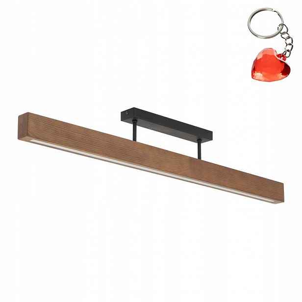 Stropní Svítidlo Led stropní nástěnná lampa Teo Černá Moderní 96 cm Tk Lighting