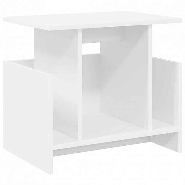 vidaXL Televizní stojan 50 x 35 x 45 cm Bílá Kompozitní dřevo