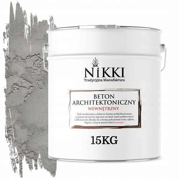 Dekorativní architektonický beton vnitřní 10 m2 15 kg šedý přírodní
