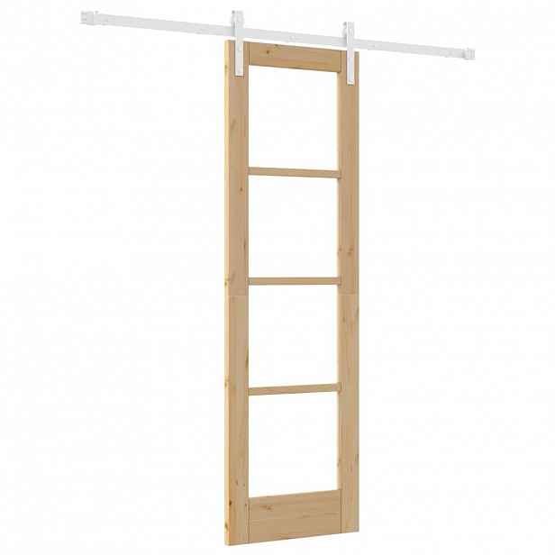 vidaXL Posuvné dveře ORKDAL Přírodní 61 x 198,5 cm