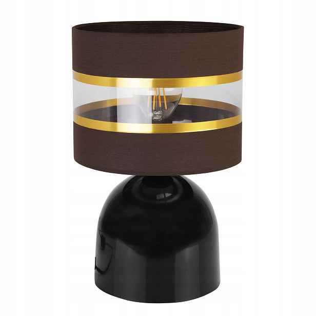Noční Stolní Lampa Elegantní Zlatá 20 CM