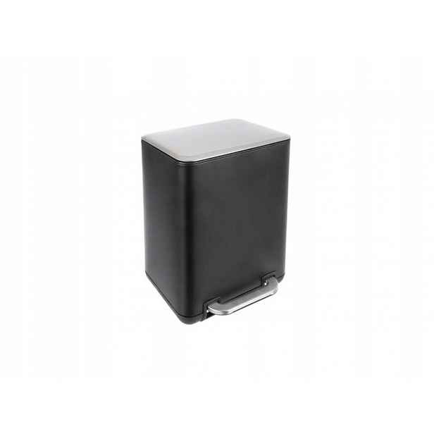 Koš odp. nerez/UH s pedálem Exclusive Black 6 l