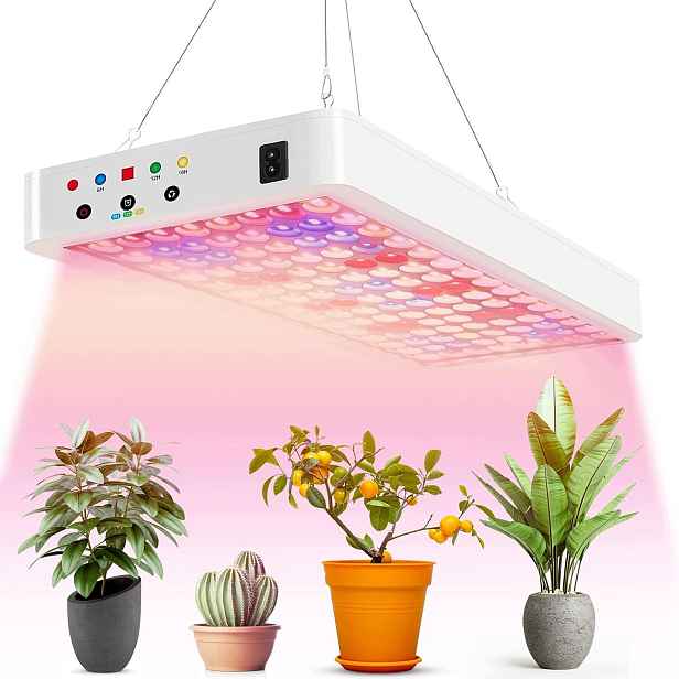 Lampa pro pěstování rostlin Plné spektrum Uv světla Ir 240 Led Režimy Veg/bloom