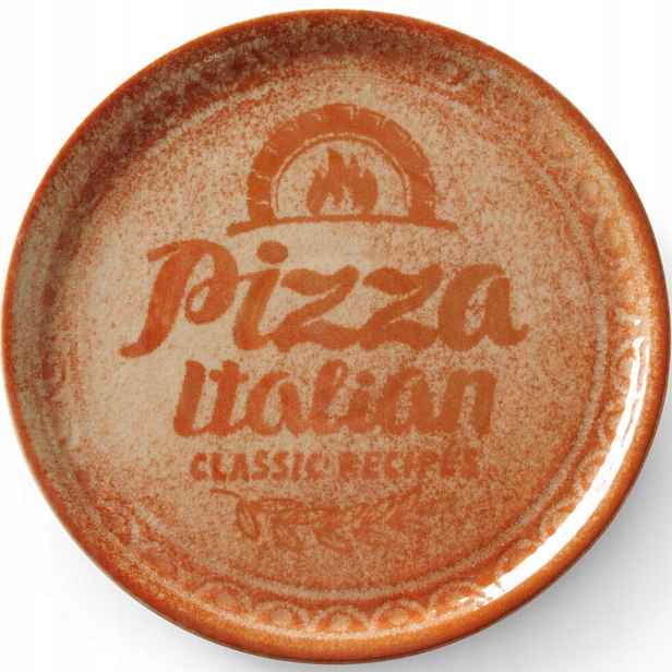 Talíř na pizzu Hendi Recipe Collection cihlově červený 31 cm 6 ks