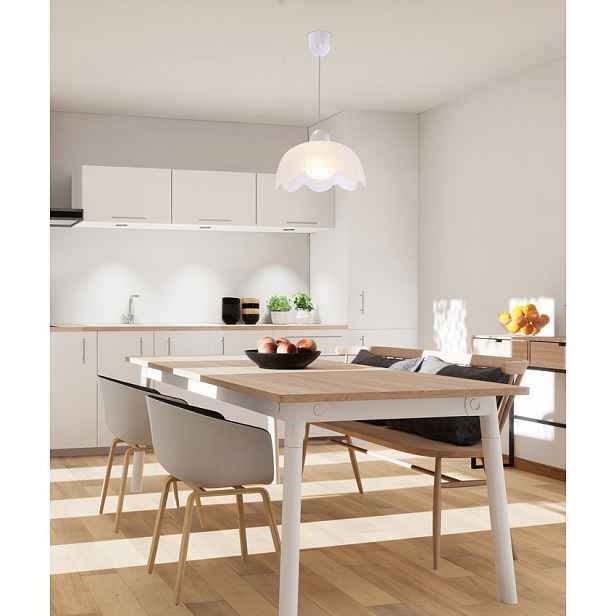 Závěsná lampa Pansy 25 1x60W e27 bílé stínidlo
