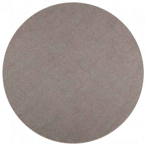 vidaXL Vnitřní koberec LUGO Krémová a Taupe Ø 200 cm Polyester