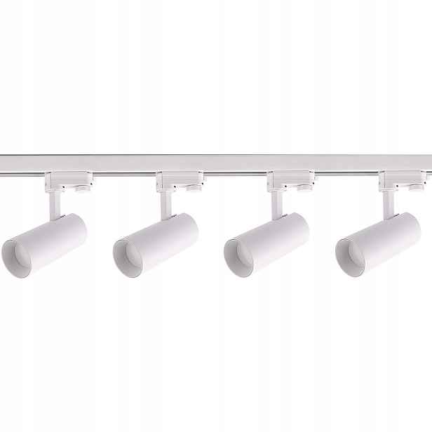 Light Prestige kolejnicové reflektory 4xGU10 bílé 3-fázové Ice Set 3F