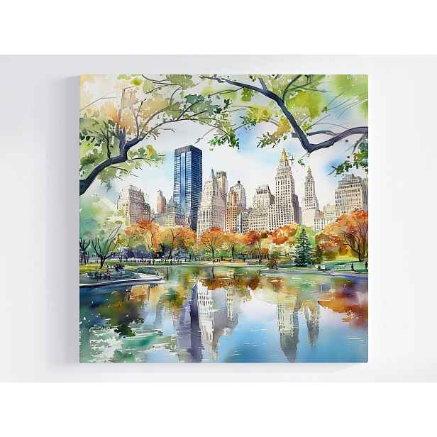 Obraz Na Plátně Canvas Město Nyc New York Manhattan Central Park 50x50