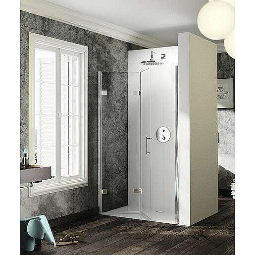 Sprchové dveře 80x200 cm levá Huppe Solva pure chrom lesklý ST4303.092.322