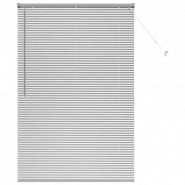 vidaXL Venet školní žaluzie Stříbrná 175 x 115 cm 25 mm Hliník