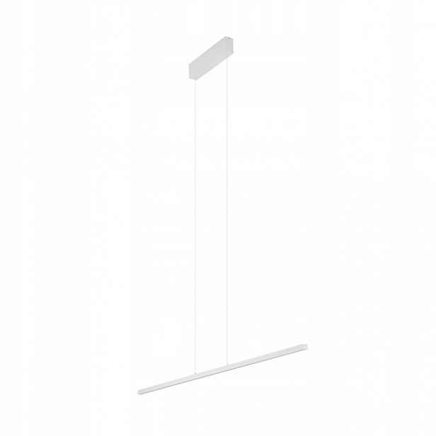 Závěsná lampa Bar Led S bílá 27W 3000K Do Obývacího Pokoje Jídelny Moderní