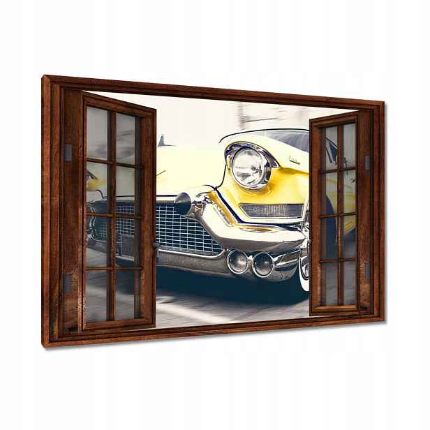 Obrazy 120x80 Žlutý Cadillac